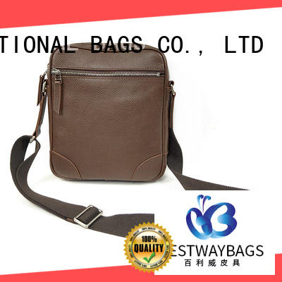 Bestway stylish leather handbags mens for school