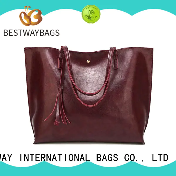 Bestway split pu leather bag for sale for ladies