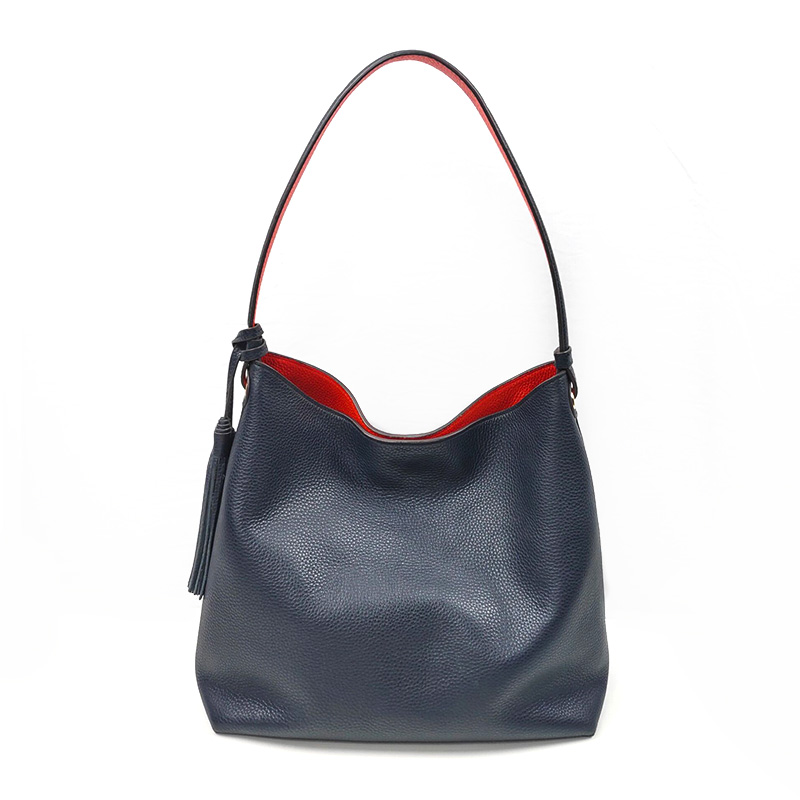 Bestway customized blue leather bag manufacturers for date-1