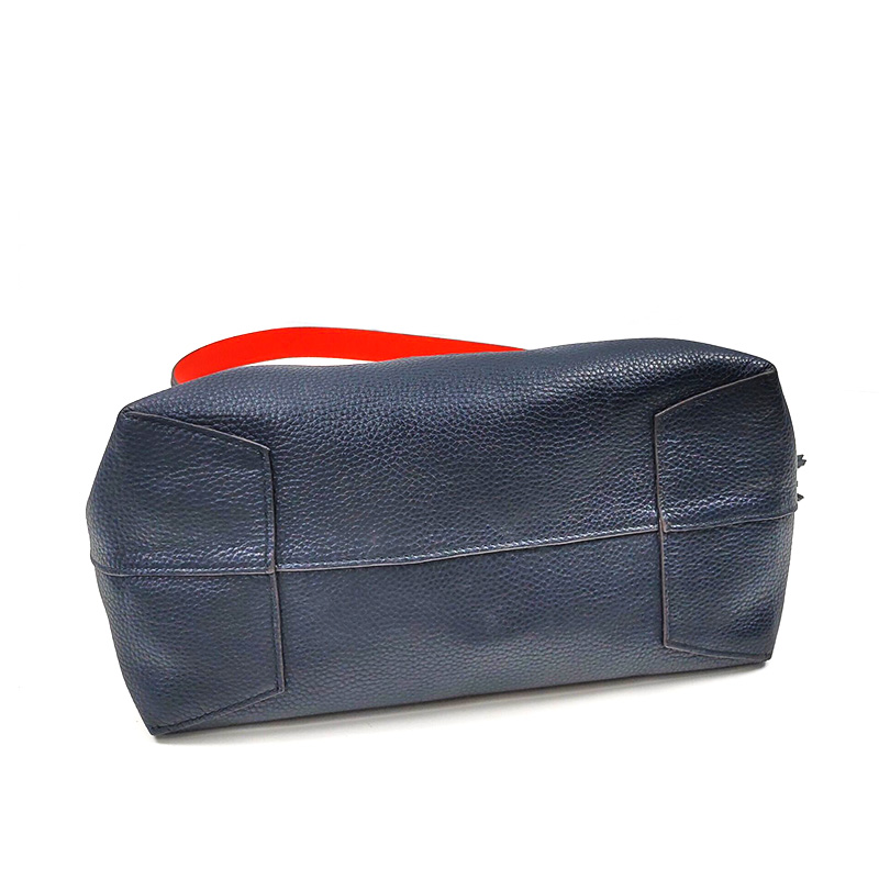 Bestway customized blue leather bag manufacturers for date-2