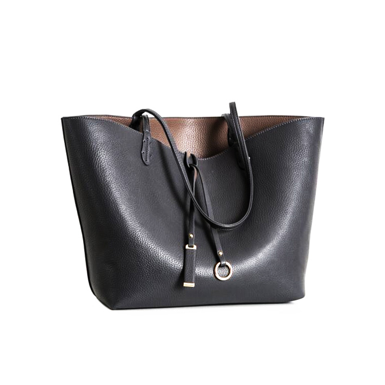 Bestway genuine black leather handbags online wildly for school-2