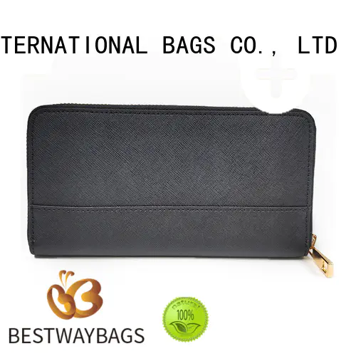 Bestway stylish woven leather handbag manufacturer for daily life