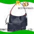 Bestway strap black and brown leather bag on sale for date