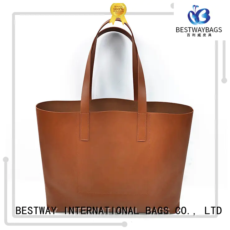 Bestway leather pu leather bag supplier for lady