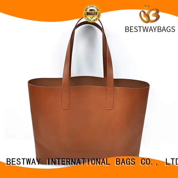 Bestway satchel poly leather supplier for girl