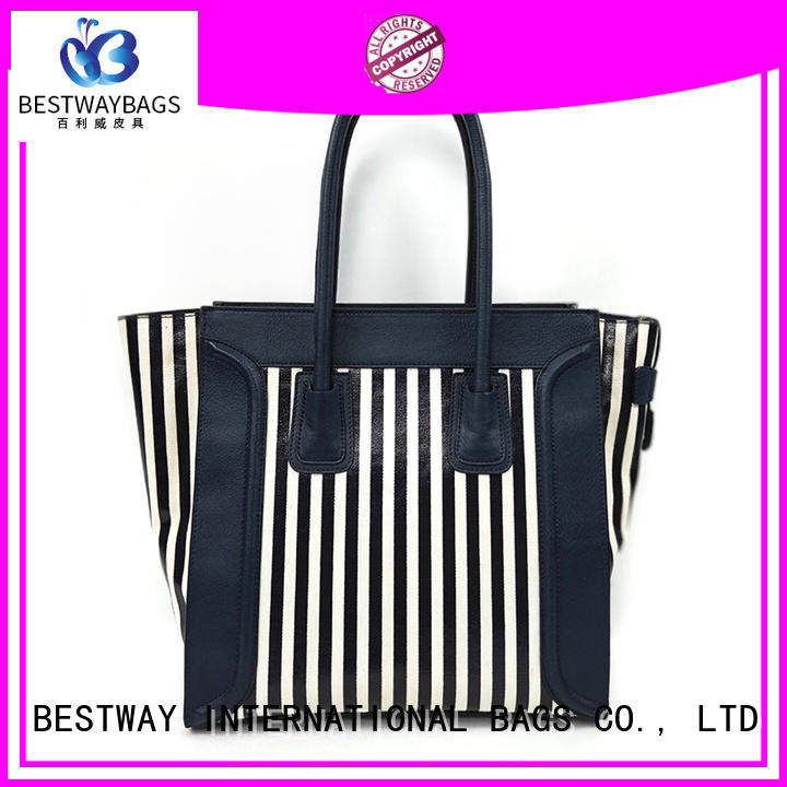 Bestway branded ladies canvas bag wholesale for travel