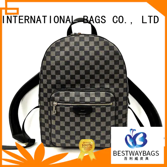 Customized Expensive Large Classic Designer Brand Fashion Women Laptop Leather Top Quality Backpack