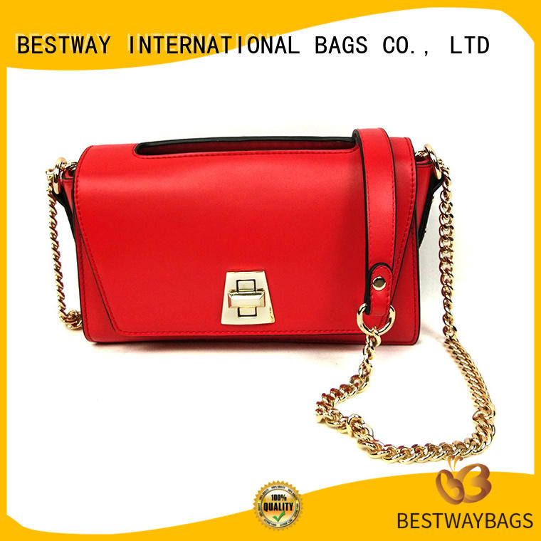 Fashion Online Luxury Red Handbags Shoulder Bags For Women With Chain Strap  and Nylon Strap