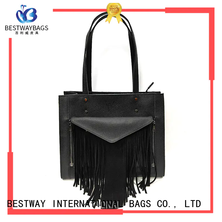 Bestway ladies brown leather bag vintage for daily life