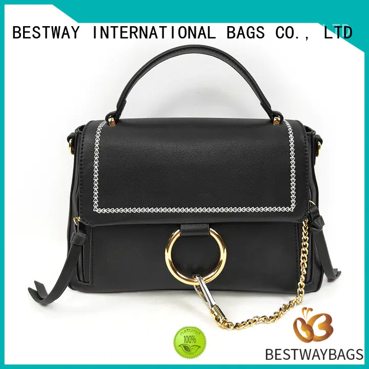Bestway generous pu designer handbags supplier for ladies