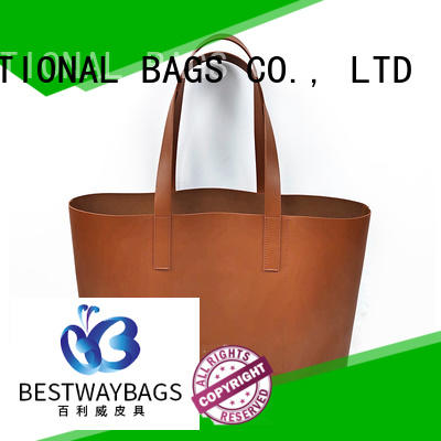 matching durable leather bags for sale for lady Bestway