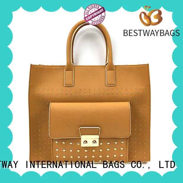 simple pu leather tote bag for sale for girl Bestway