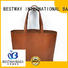 Bestway black pu leather bag online for lady