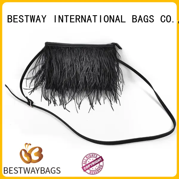 Bestway simple pu leather bag soft for women