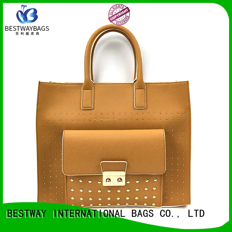simple pu leather bag tan Chinese for girl