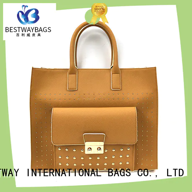 Bestway metal faux leather durability supplier for girl