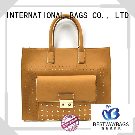 Bestway elegant polyurethane purse nylon for women