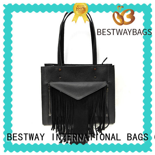 wide leather handbags personalized for school Bestway