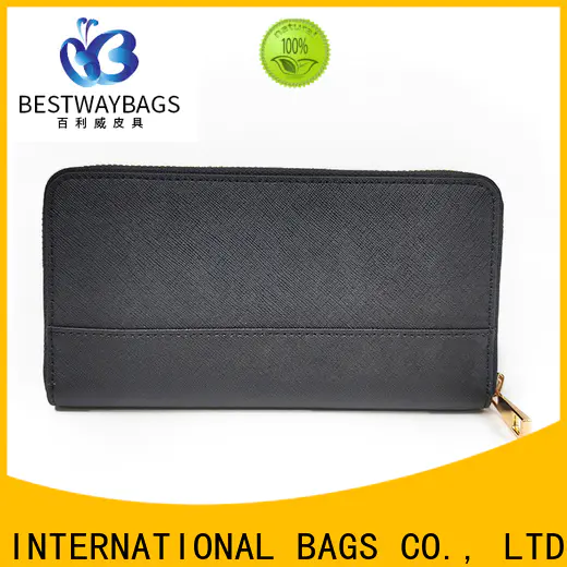 Bestway trendy mens leather purses bags wildly for date