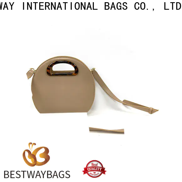Bestway fashion pu leather supplier for ladies