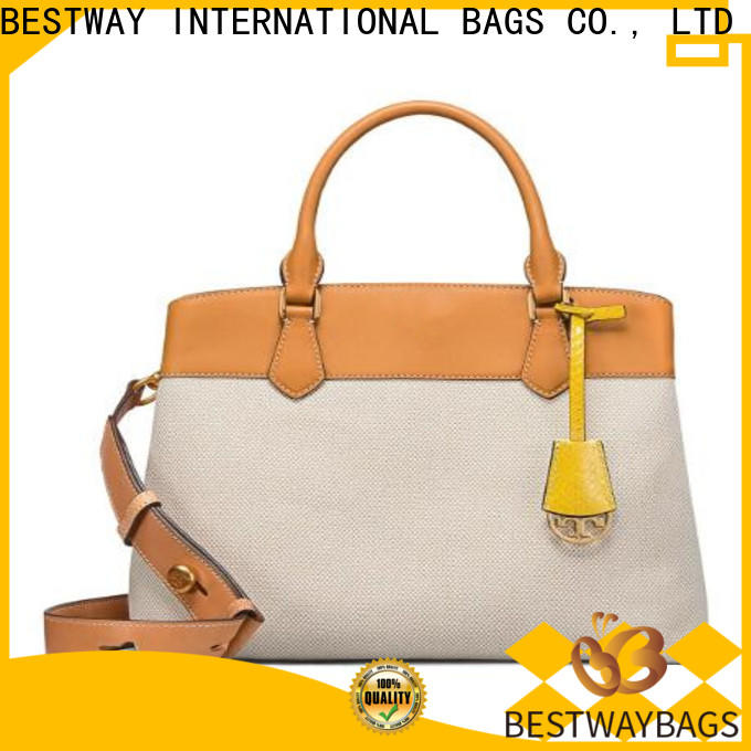 Bestway innovative canvas leather bag personalized for travel