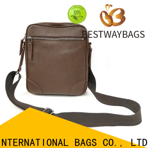 Latest black leather bag sale chain company for school