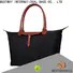Bestway waterproof nylon tote with leather straps supplier for gym