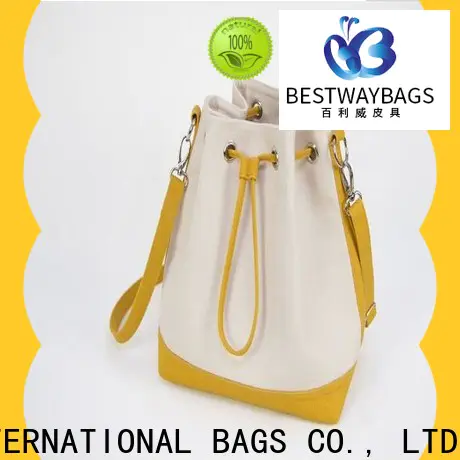 Bestway shopping large black canvas bag manufacturers for travel