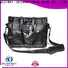 Bestway New leather bag logo company for girl