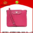 Latest nylon purse leather handles body factory for gym