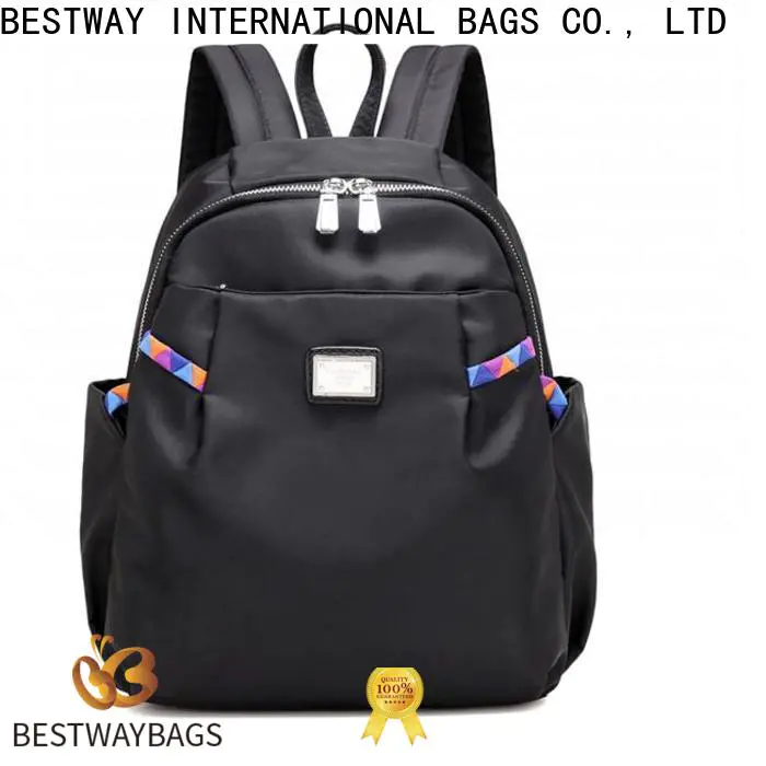 Bestway capacious black nylon tote bag women's on sale for gym