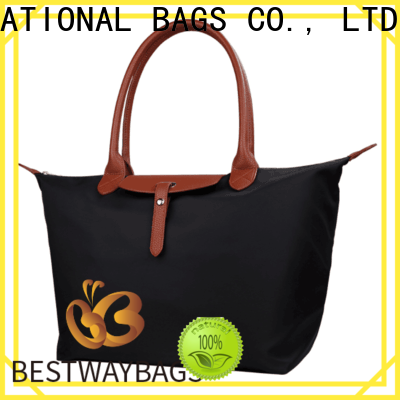 Top nylon fabric handbags elegant wildly for swimming