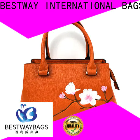 Bestway quality pu shopper bag company for ladies