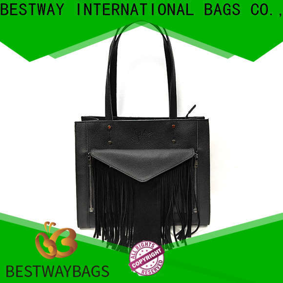 Latest genuine leather handbags bucket company for daily life