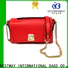 New pu handbags label manufacturers for lady