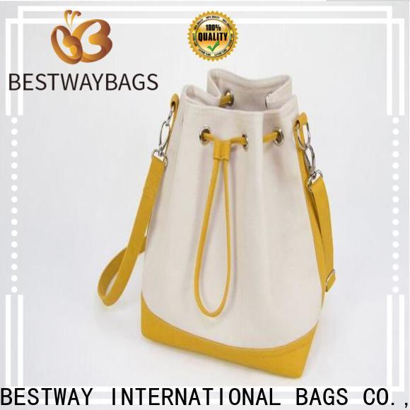 Bestway logo canvas tote bags online factory for relax