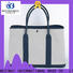 Bestway Top canvas tote with leather handles for business for relax