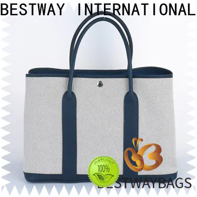Bestway mini plain white canvas bags personalized for vacation