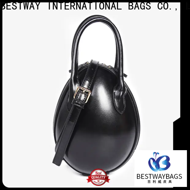 Bestway zipper leather handbags for business for ladies