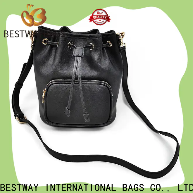 Bestway Custom ladies black leather handbags wildly for work