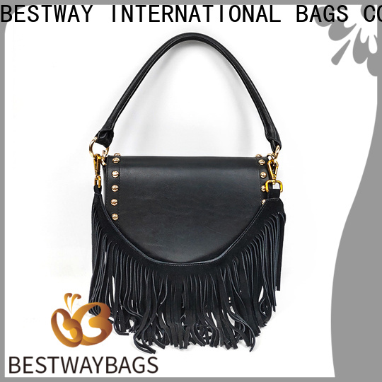 Bestway plain leather cross body bag factory for work