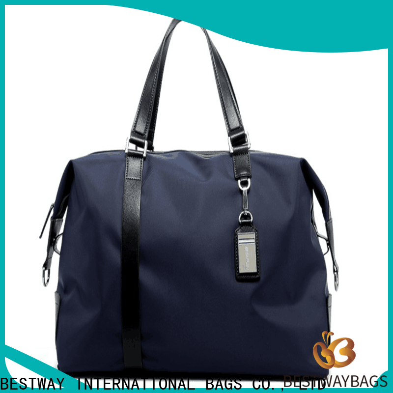 Best nylon handbags with leather handles polyester company for swimming
