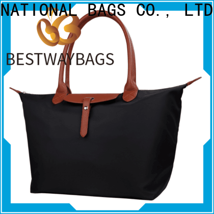 Bestway capacious white nylon tote supplier for bech