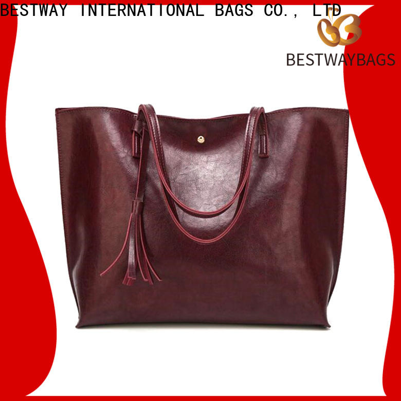 Bestway Bestway Bag premium pu leather material for sale for lady