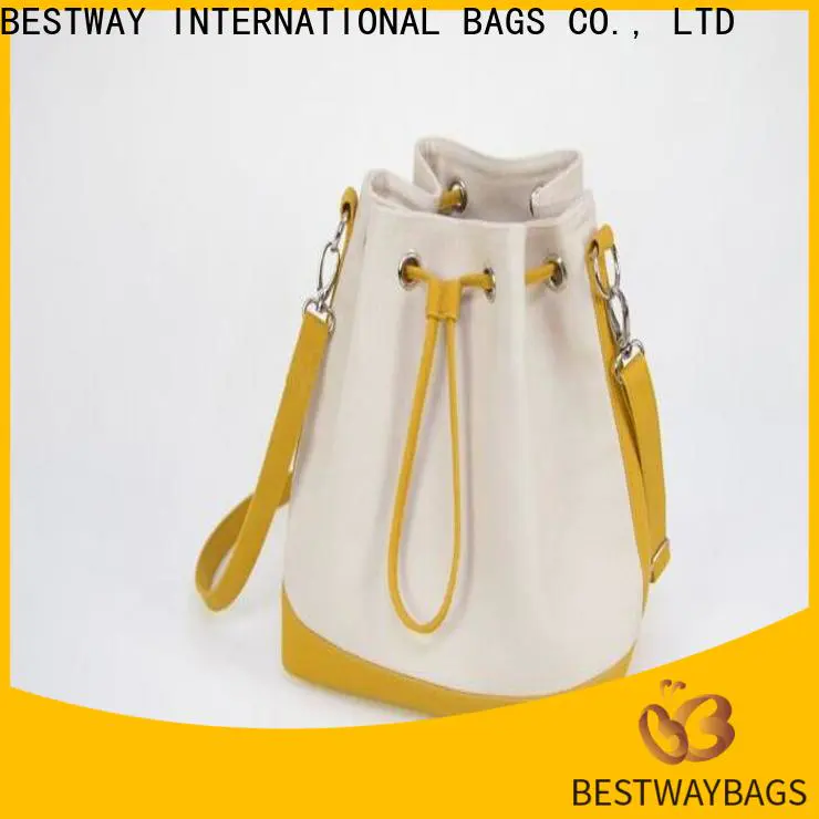 Bestway customized big canvas tote bags wholesale for travel