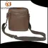 Bestway side side leather bag factory for daily life