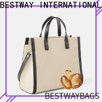 Bestway canvas cotton canvas bags wholesale for vacation