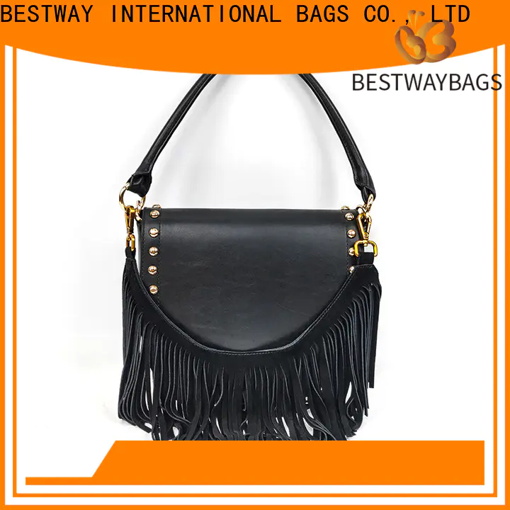 Bestway simple genuine leather bag shop manufacturer for daily life