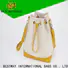 Latest canvas tote leather handle shopping Suppliers for travel