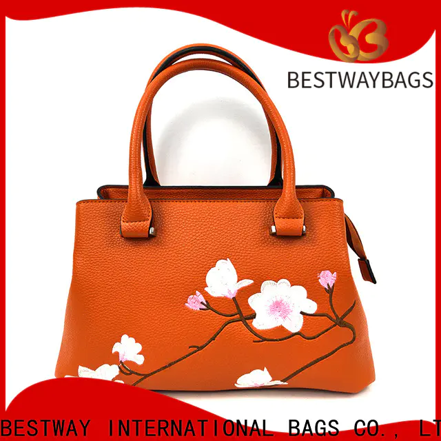 Bestway Bag premium quality pu leather rivets Suppliers for lady